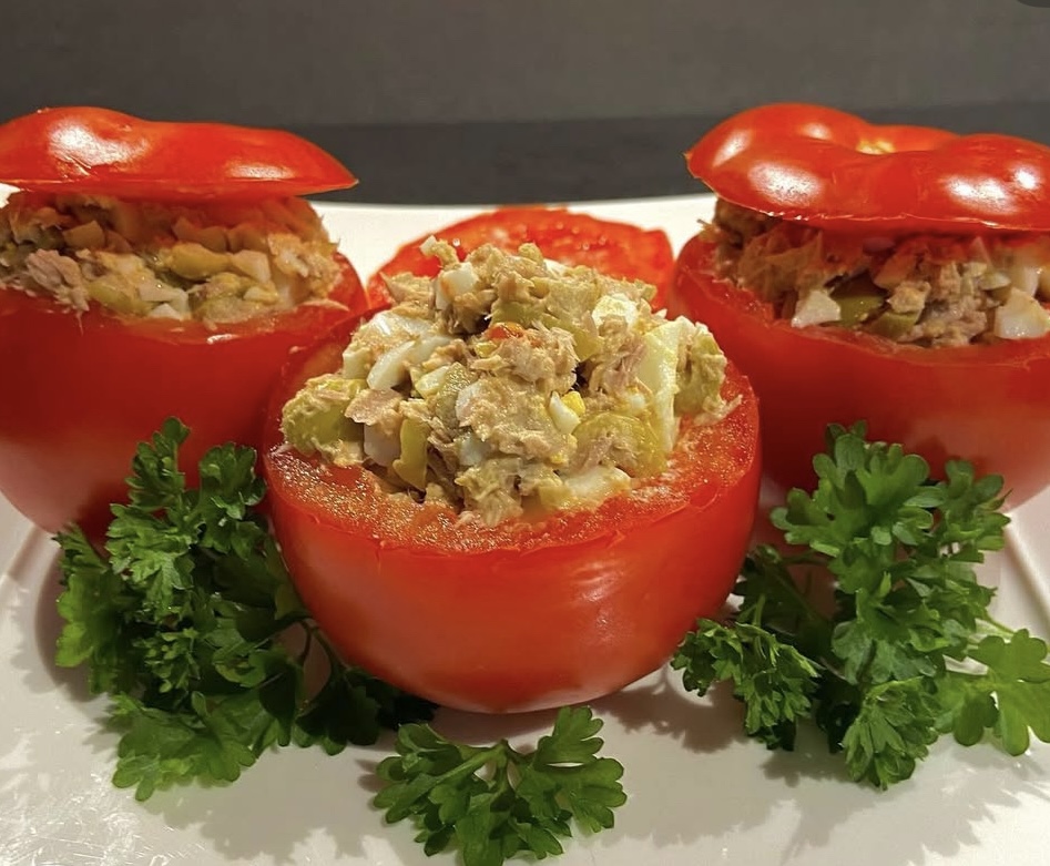 Tomates farcies au thon